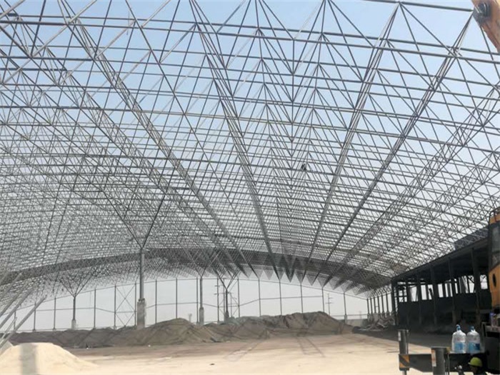 漯河钢厂料仓网架工程